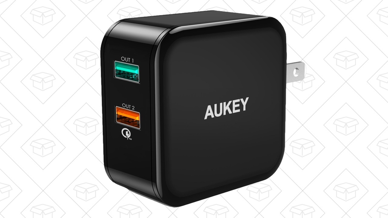 Aukey Quick Charge Wall Charger, $6 with code UYHOLG2W